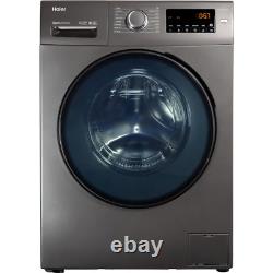 Haier HW100-B1439NS8 10Kg Washing Machine 1400 RPM A Rated Graphite 1400 RPM