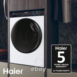 Haier HW80-B16939-UK 8Kg Washing Machine White 1600 RPM A Rated