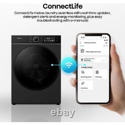 Hisense WF3I1143BBL 11Kg Washing Machine Black 1400 RPM A Rated