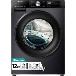 Hisense WF3S1243BB3 12Kg Washing Machine Black 1400 RPM A Rated