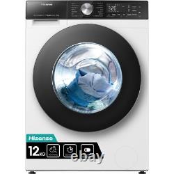 Hisense WF5S1245BW 12Kg Washing Machine 1400 RPM A Rated White 1400 RPM