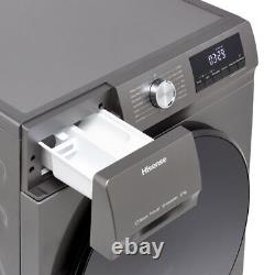 Hisense WFQA1014EVJMT 10Kg Washing Machine 1400 RPM A Rated Titanium 1400 RPM