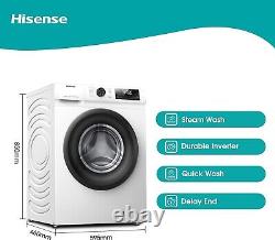 Hisense WFQP7012EVM 7kg Washing Machine White (20010060)