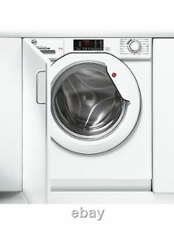 Hoover H-Wash 300 HBWS 48D1E-80 Integrated Washing Machine, 8kg, 1400rpm, White