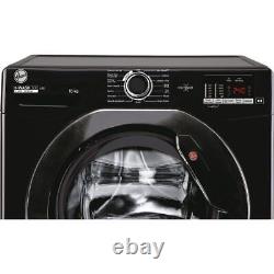 Hoover H3W4102DABBE 10Kg Washing Machine 1400 RPM C Rated Black 1400 RPM