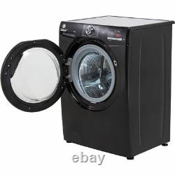 Hoover H3W492DBBE/1 9Kg Washing Machine 1400 RPM D Rated Black 1400 RPM
