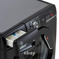 Hoover H3W492DBBE/1 9Kg Washing Machine 1400 RPM D Rated Black 1400 RPM