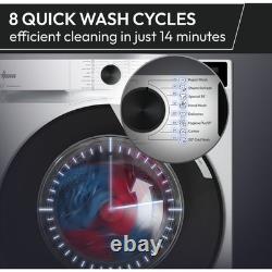 Hoover HBR 49SBL8J-80 9Kg Washing Machine Black 1400 RPM A Rated