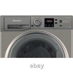 Hotpoint 10kg 1400rpm Freestanding Washing Machine Graphite NSWM1045CGGUKN