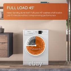 Hotpoint AntiStain 8kg Washing Machine Anti-Stain Tech, Full-Load 45