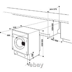 Hotpoint BIWMHG71483UKN 7Kg Washing Machine White 1400 RPM D Rated