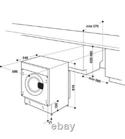 Hotpoint BIWMHG91485UK 9Kg Washing Machine White 1400 RPM Blemished HW182411