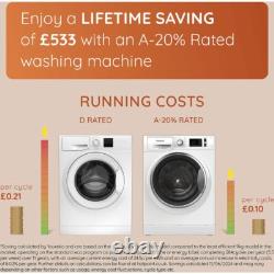 Hotpoint NM11 948 BC A UK 9Kg Washing Machine Black 1400 RPM A Rated