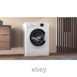 Hotpoint NSWA845CWWUKN 8Kg Washing Machine 1400 RPM B Rated White 1400 RPM