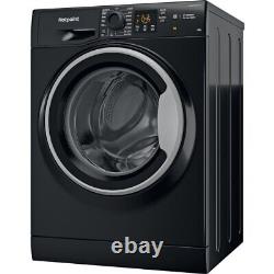 Hotpoint NSWM 1045C BS UK N Washing Machine Black 10kg 1400 rpm Frees