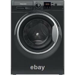 Hotpoint NSWM 846 BS UK Washing Machine Black 8kg 1400 Spin Freestanding