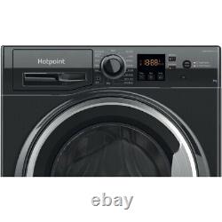 Hotpoint NSWM 846 BS UK Washing Machine Black 8kg 1400 Spin Freestanding