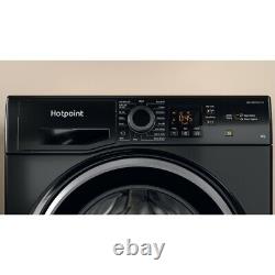 Hotpoint NSWM 846 BS UK Washing Machine Black 8kg 1400 Spin Freestanding