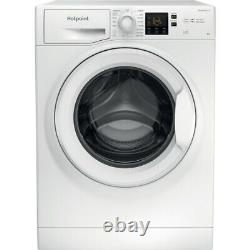 Hotpoint NSWM 846 W UK Washing Machine White 8kg 1400 Spin Freestanding