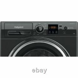 Hotpoint NSWM1044CBSUKN Washing Machine 10Kg 1400 RPM C Rated Black