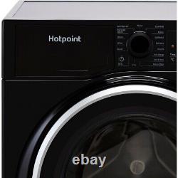 Hotpoint NSWM743UBSUKN 7Kg Washing Machine 1400 RPM D Rated Black 1400 RPM