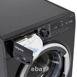 Hotpoint NSWM845CBSUKN 8Kg Washing Machine 1400 RPM B Rated Black 1400 RPM