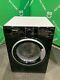 Hotpoint Washing Machine 10kg 1400rpm Black Nswm 1046 Bs Uk #lf89744