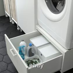 Ikea Pedestal Washer Dryer White Washing Machine Stand Laundry Storage