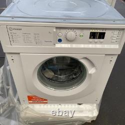 Indesit BIWMIL71252 SUPER SILENT Built-in Washing Machine, 7kg Wash, 1200 Spin
