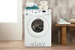 Indesit BWA81483XWUK Free Standing 8KG 1400 Spin Washing Machine White