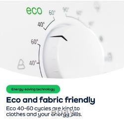 Indesit IP 946 PUSH&GO UK 9Kg Washing Machine White 1400 RPM A Rated