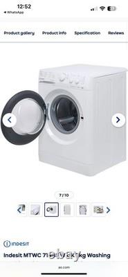 Indesit MTWC 71485 W UK 7kg Washing Machine with 1400 rpm White B Rated