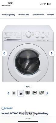 Indesit MTWC 71485 W UK 7kg Washing Machine with 1400 rpm White B Rated
