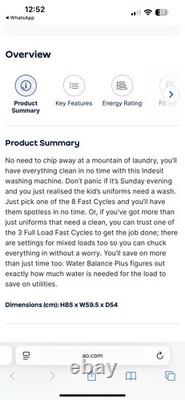 Indesit MTWC 71485 W UK 7kg Washing Machine with 1400 rpm White B Rated Indesit MTWC 71485 W UK 7kg Washing Machine with 1400 rpm White B Rated