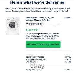 Indesit MTWC71485WUK Washing Machine 7kg 1400rpm- White ID7010789613