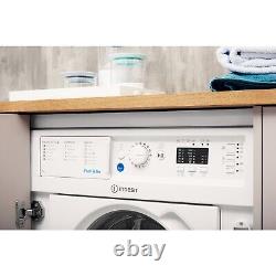 Indesit Push&Go 7kg 1200rpm Integrated Washing Machine White BIWMIL71252UKN