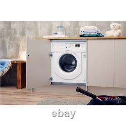 Indesit Push&Go Integrated Washing Machine Rapid 20-60' Cycles, Water Balance+