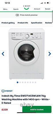 Indesit washing machine 7kg