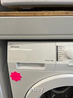 John Lewis Freestanding 8kg 1400spin A+++ Washing Machine in White 969