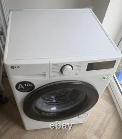 LG 10kg Front-Loading Freestanding Washing Machine White/Black