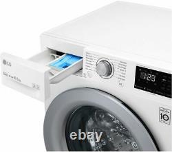 LG AI DD V3 F4V310WNE 10.5 kg 1400 Spin Washing Machine, White