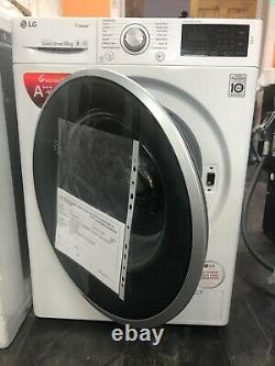 LG F4J610WS 10KG Load 1400 Spin White Washing Machine graded