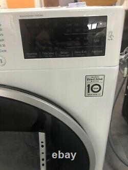 LG F4J610WS 10KG Load 1400 Spin White Washing Machine graded