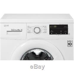 LG F4MT08W 8kg 1400 Inverter Direct Drive Washing Machine White A+++