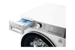 LG F4V1112WTSA TurboWash 360 12kg Washing Machine with AIDD, Steam+, ezDispense