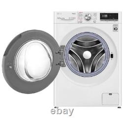 LG F4V909WTSE Washing Machine White 9kg 1400 rpm Smart Freestanding