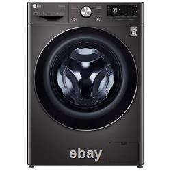 LG F6V909BTSA Washing Machine Black 9kg 1600 rpm Smart Freestanding