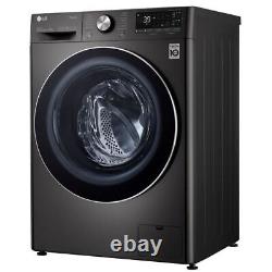 LG F6V909BTSA Washing Machine Black 9kg 1600 rpm Smart Freestanding