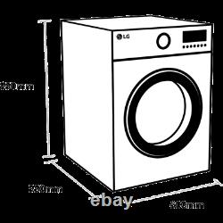 LG FAV309WNE Washing Machine 9Kg 1400 RPM B Rated White