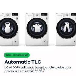 LG FAV310SNE 10Kg Washing Machine 1400 RPM B Rated Graphite 1400 RPM
